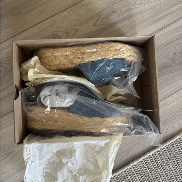 NIB Dolce Vita Blue Chavi Platform Sandals - Picture 3 of 4